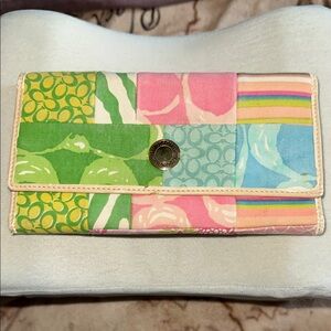 🖤COACH VINTAGE PATCHWORK WALLET🖤SOLD